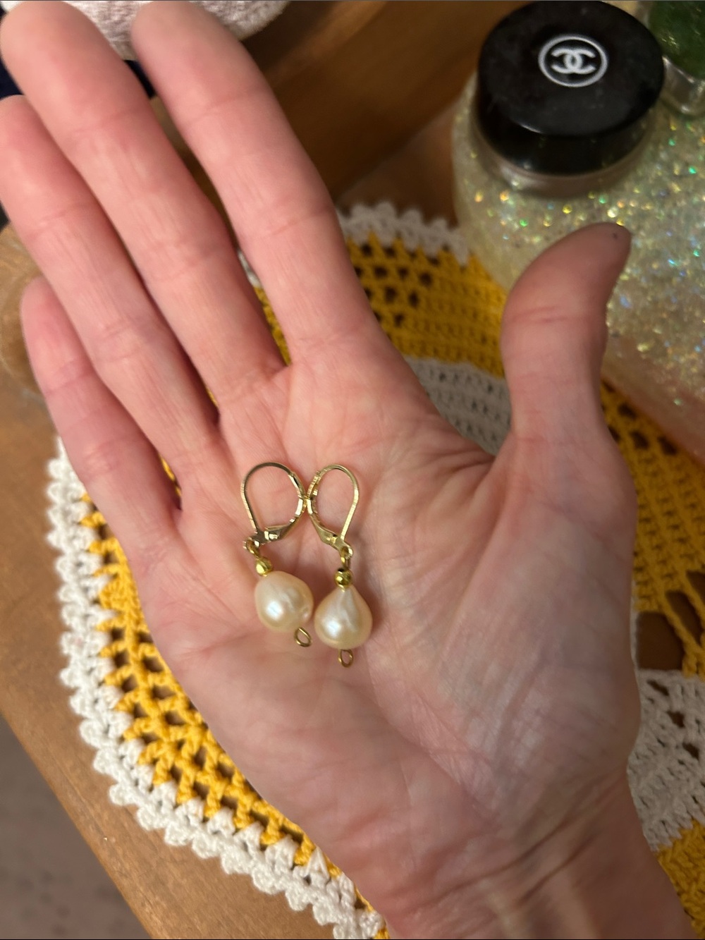 Etsy Freshwater, Pearl Dangle Earrings